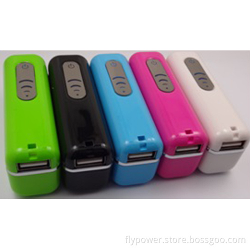 2600mAh Power Bank Portable Backup, External USB Battery Charger Mobile Power (FPB-18H1)